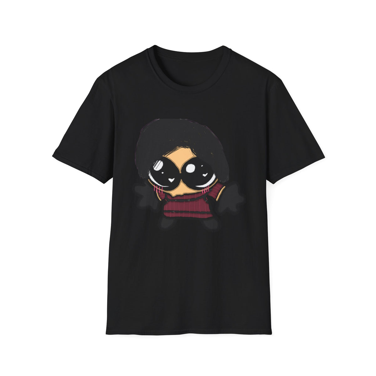 Cozy Horror Cartoon T-Shirt — Cute Freddy-Inspired Character Tee