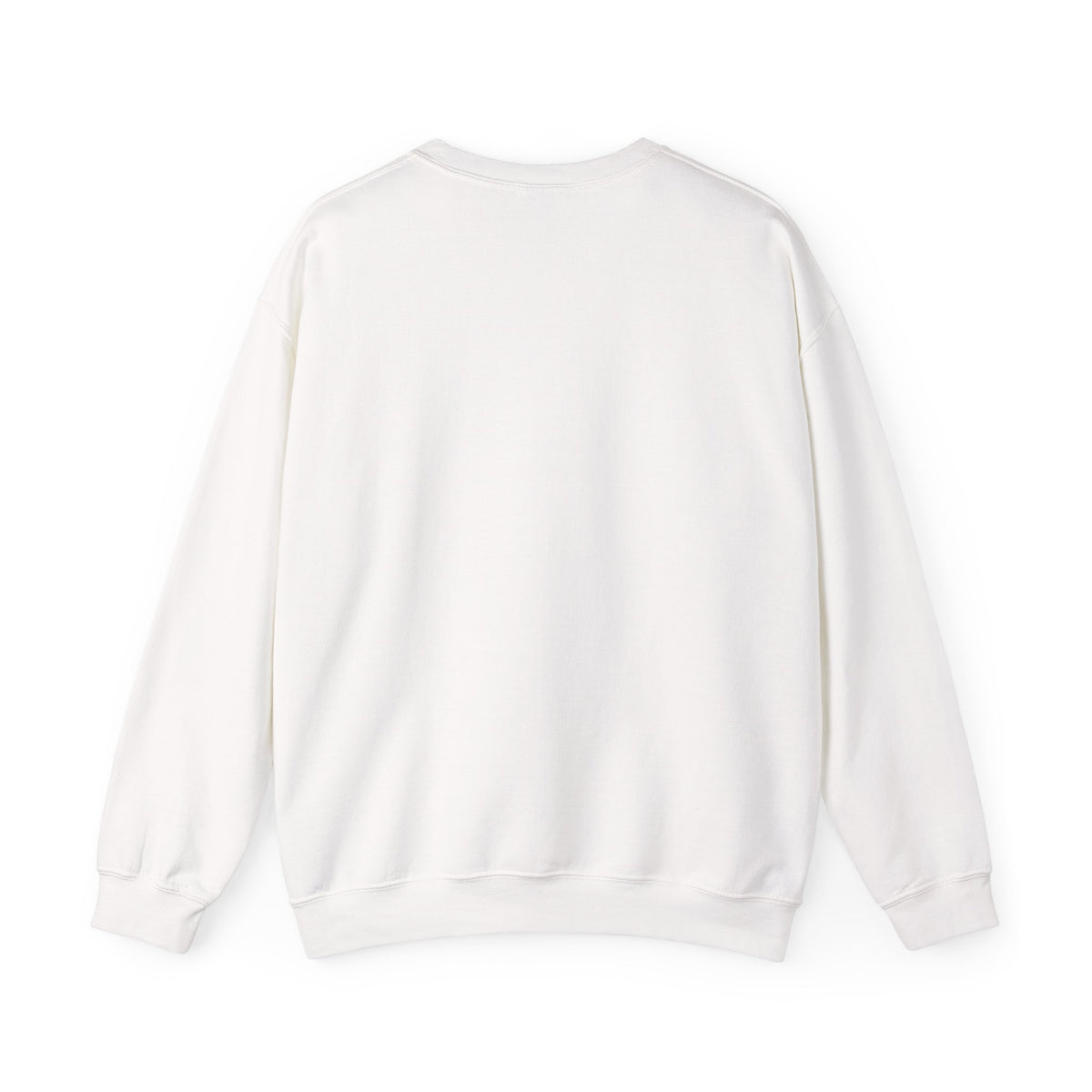 Crewneck Sweatshirt — Split Portrait Duo: Man & Cat in Suit Graphic