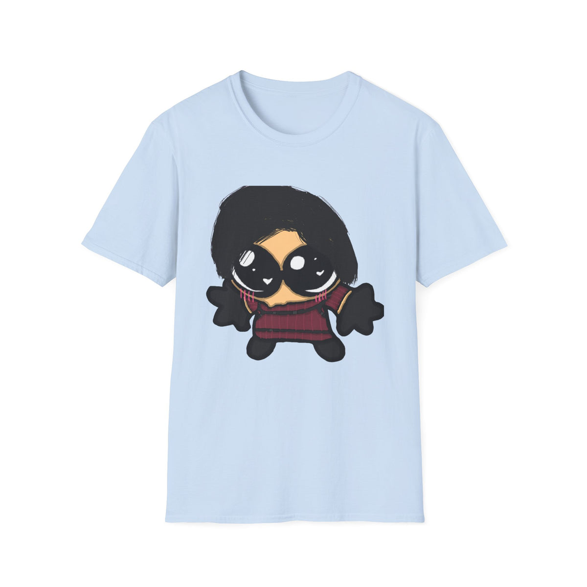 Cozy Horror Cartoon T-Shirt — Cute Freddy-Inspired Character Tee