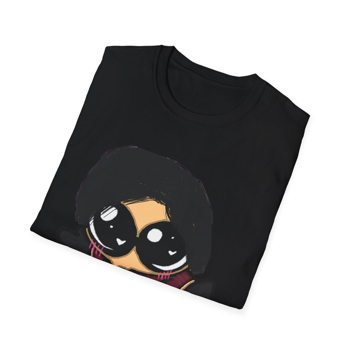 Cozy Horror Cartoon T-Shirt — Cute Freddy-Inspired Character Tee