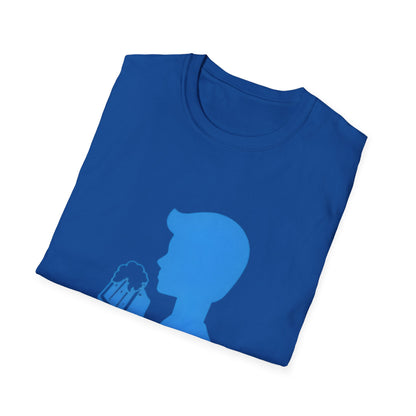 Beertie Pink Silhouette Tee — Retro Female Beer Lover T-Shirt