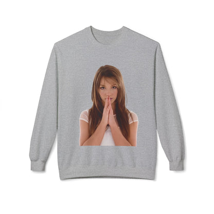 Praying Hands Photo Crewneck Sweatshirt