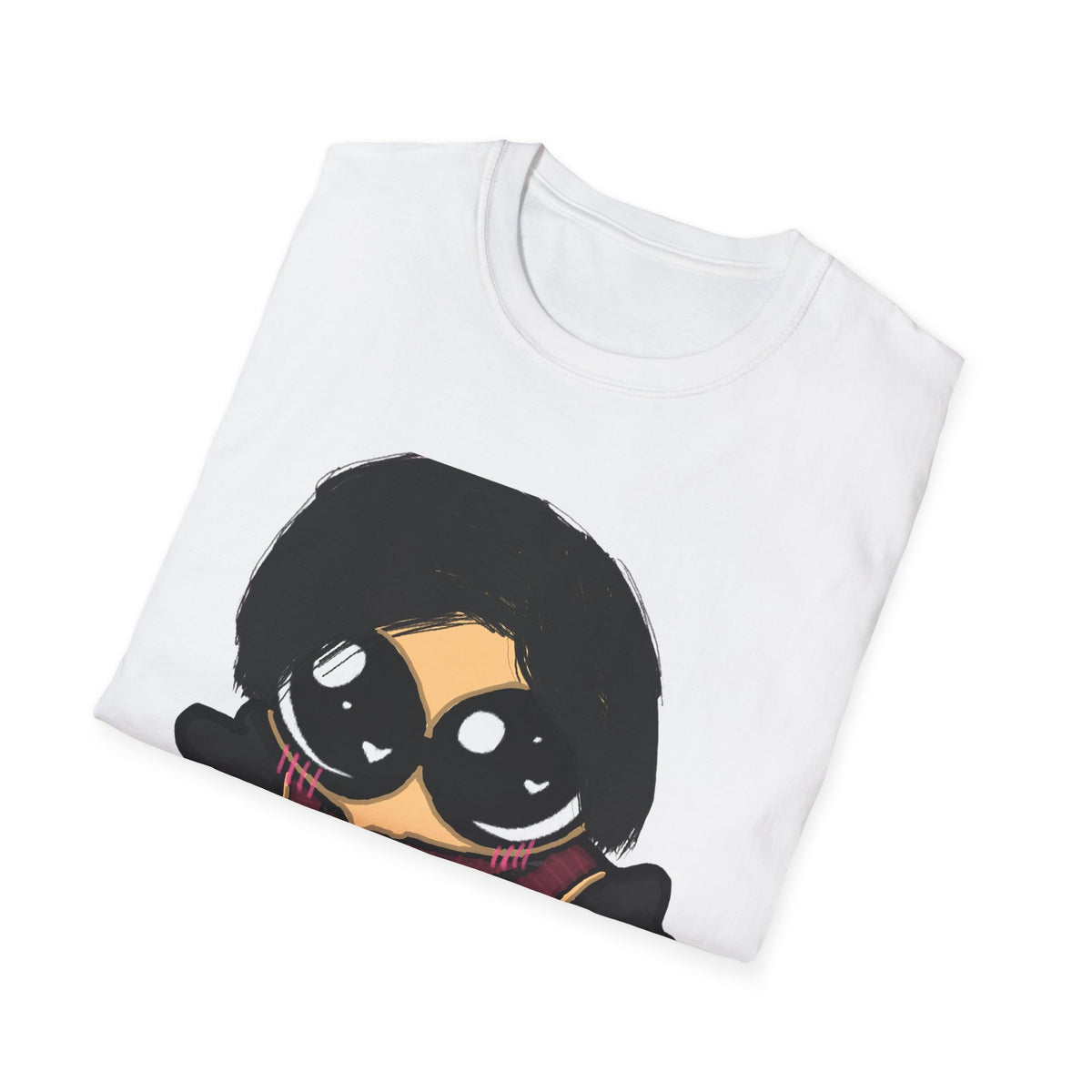 Cozy Horror Cartoon T-Shirt — Cute Freddy-Inspired Character Tee