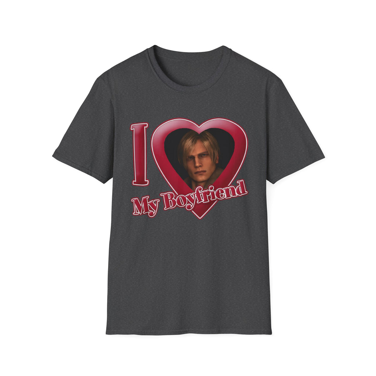 I Heart My Boyfriend T-Shirt — Retro Photo Heart Tee for Valentine’s Day
