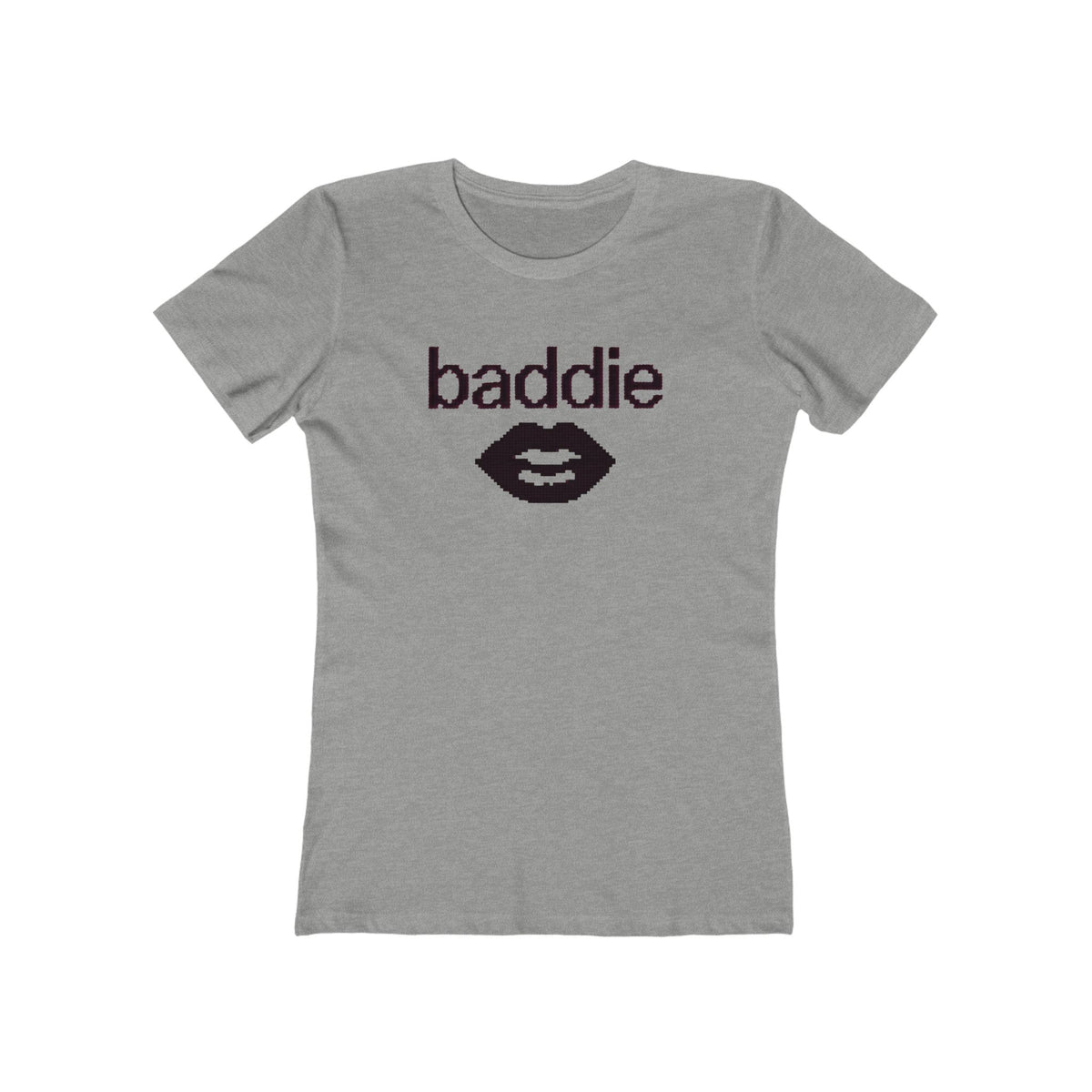 Baddie Lip Graphic Tee — Women's Boyfriend-Style T-Shirt
