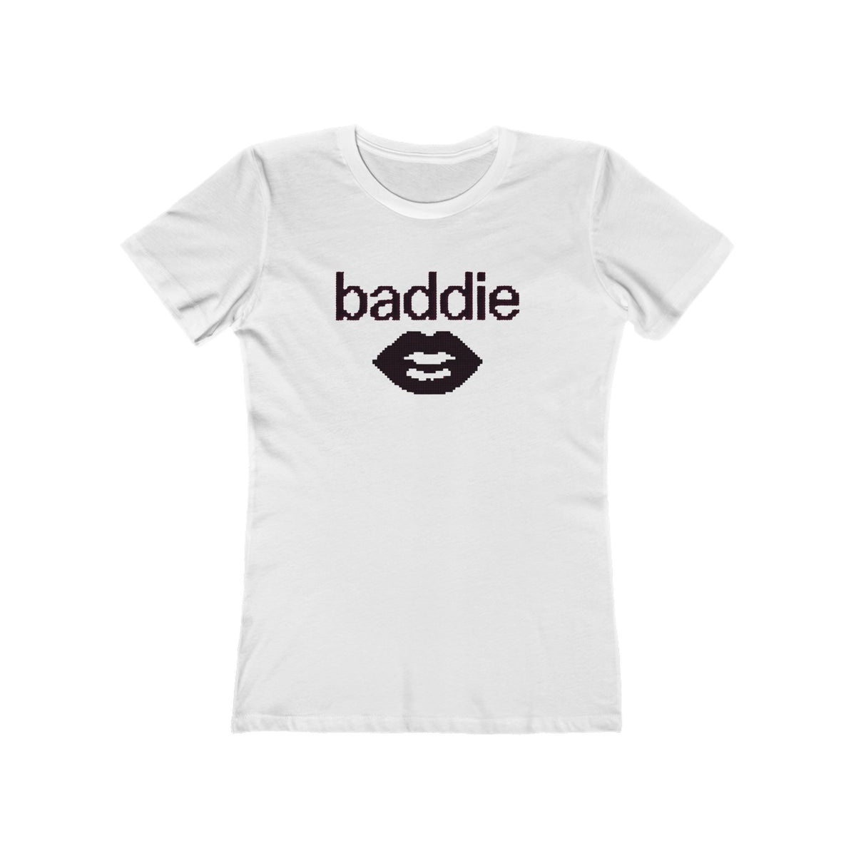 Baddie Lip Graphic Tee — Women's Boyfriend-Style T-Shirt