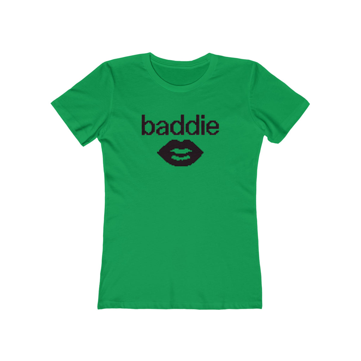 Baddie Lip Graphic Tee — Women's Boyfriend-Style T-Shirt