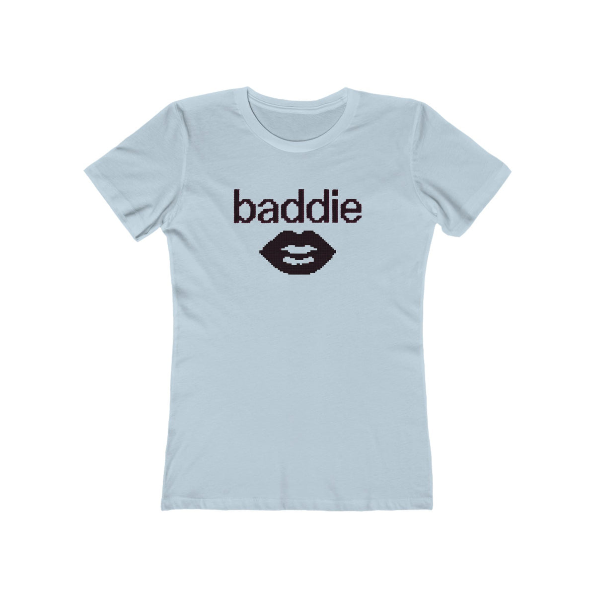 Baddie Lip Graphic Tee — Women's Boyfriend-Style T-Shirt
