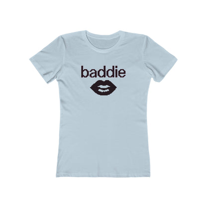 Baddie Lip Graphic Tee — Women's Boyfriend-Style T-Shirt