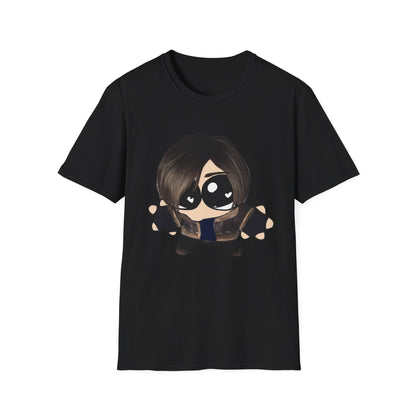 Cute Kawaii Gamer Character T-Shirt – Chibi Girl Controller Design