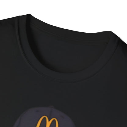 Anime Girl McHat T-Shirt — Edgy Fast Food Aesthetic Tee