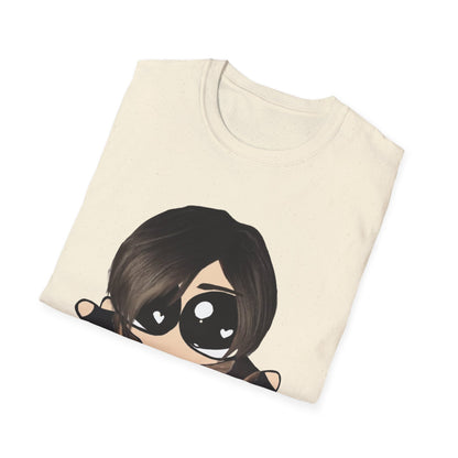 Cute Kawaii Gamer Character T-Shirt – Chibi Girl Controller Design