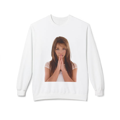 Praying Hands Photo Crewneck Sweatshirt