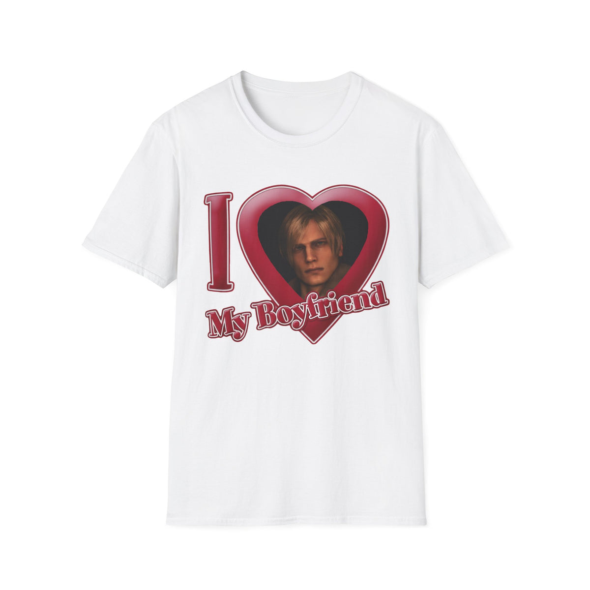 I Heart My Boyfriend T-Shirt — Retro Photo Heart Tee for Valentine’s Day