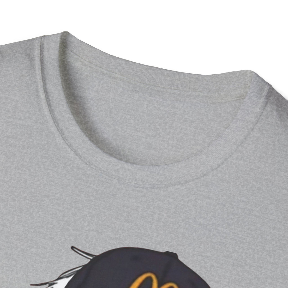 Anime Crewneck T‑Shirt — Fast Food Worker Illustration