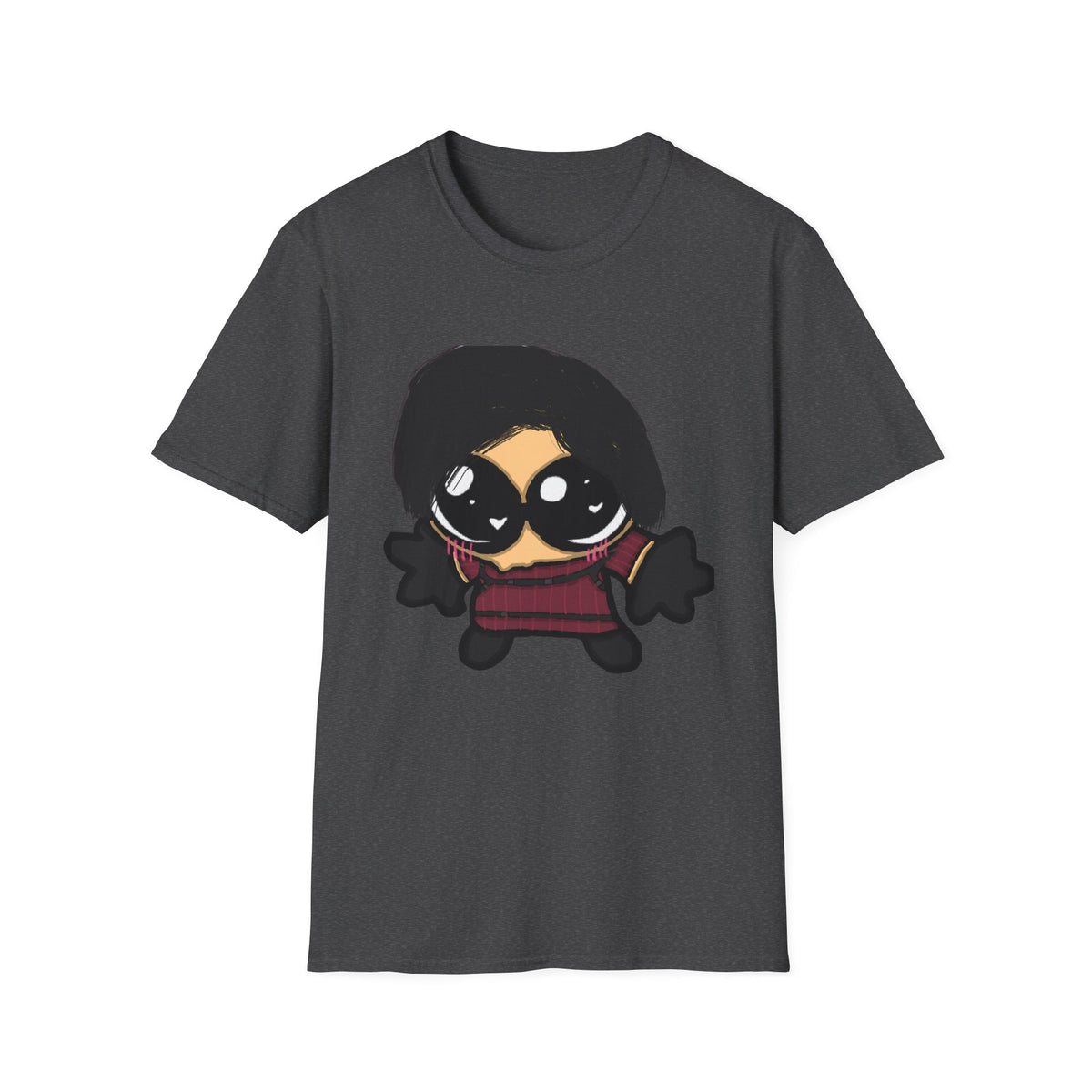 Cozy Horror Cartoon T-Shirt — Cute Freddy-Inspired Character Tee