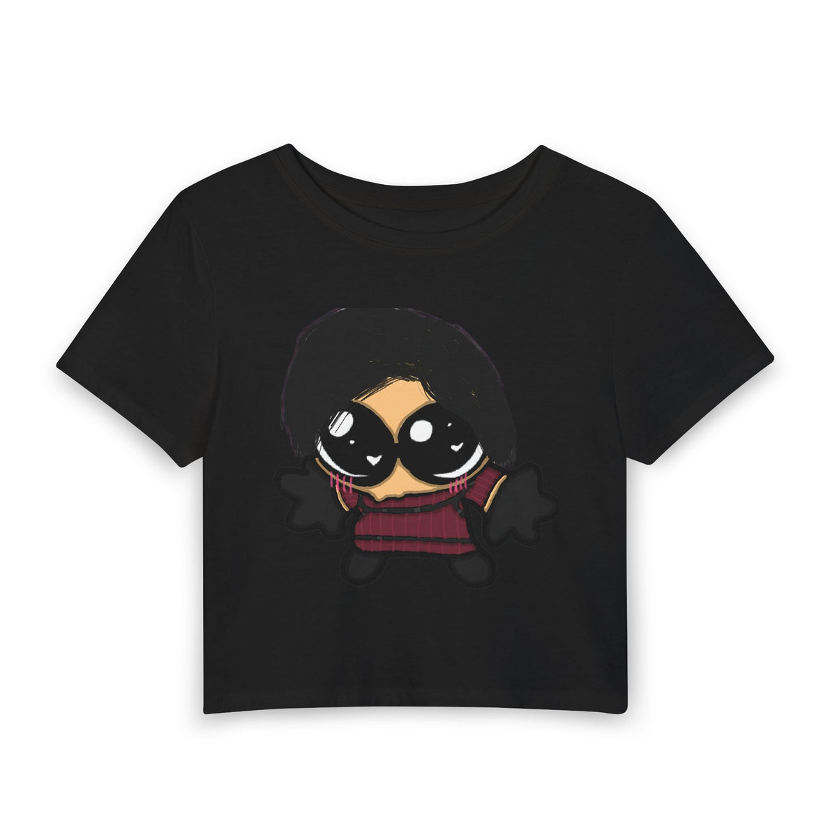 Cute Chibi Witch Baby Tee — Adorable Halloween/Cozy Fall Graphic Tee