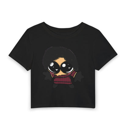 Cute Chibi Witch Baby Tee — Adorable Halloween/Cozy Fall Graphic Tee