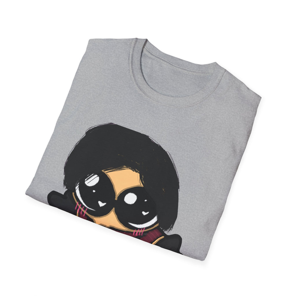 Cozy Horror Cartoon T-Shirt — Cute Freddy-Inspired Character Tee