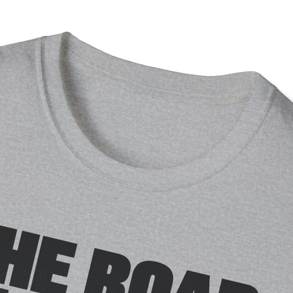 Graphic T‑Shirt — "The Road to Hell Feels Like Heaven" Bold Text Tee