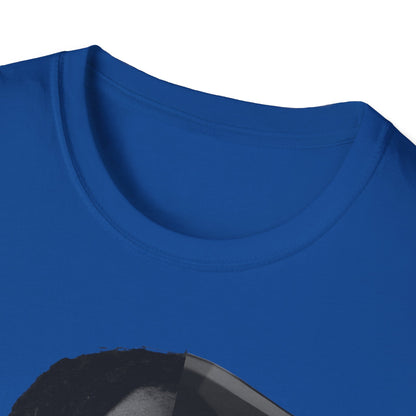 Split Face Portrait T-Shirt — Half Real Half Anime Graphic Tee