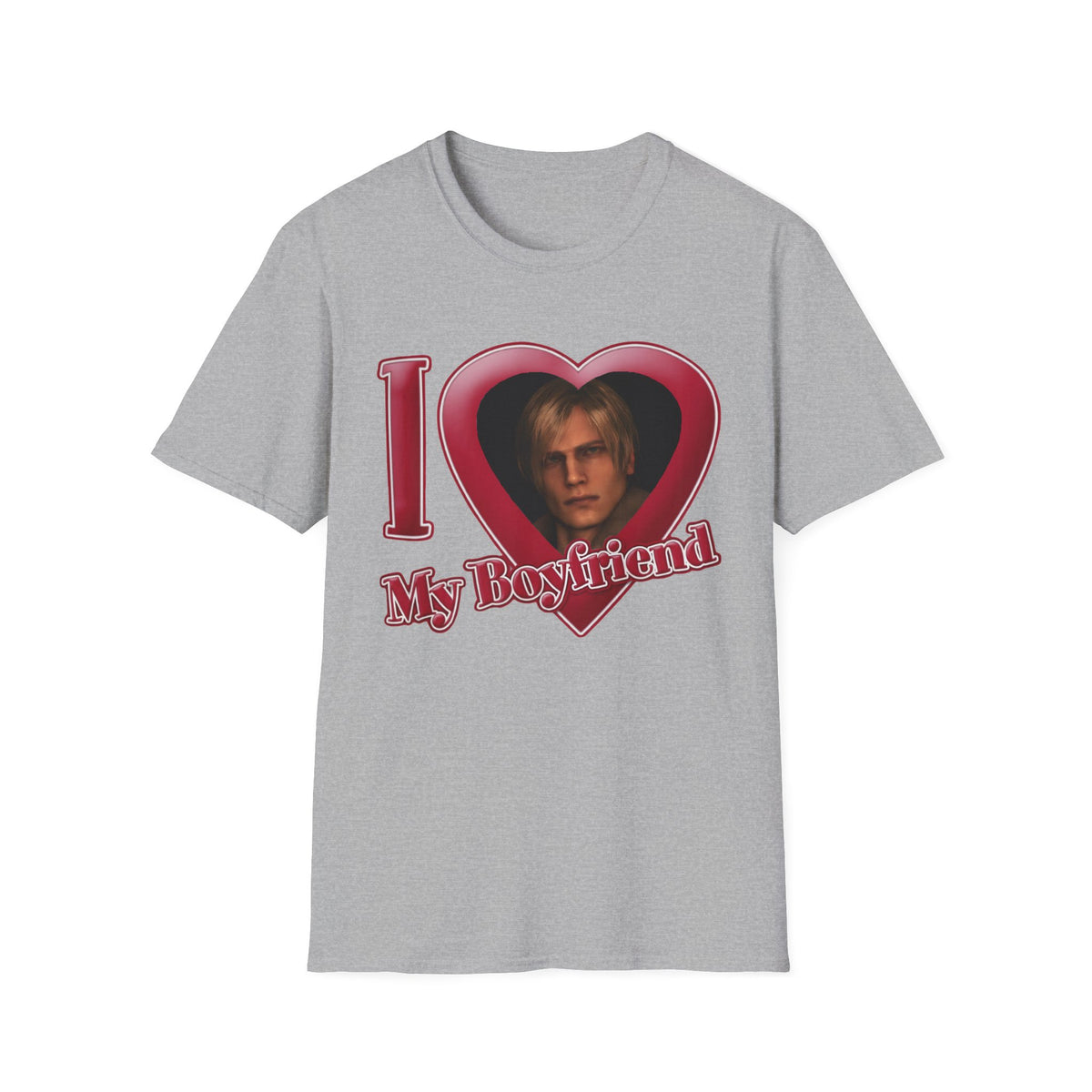 I Heart My Boyfriend T-Shirt — Retro Photo Heart Tee for Valentine’s Day