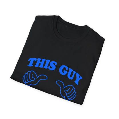 T-Shirt — "This Guy Needs a Vodka" Funny Drinking Tee