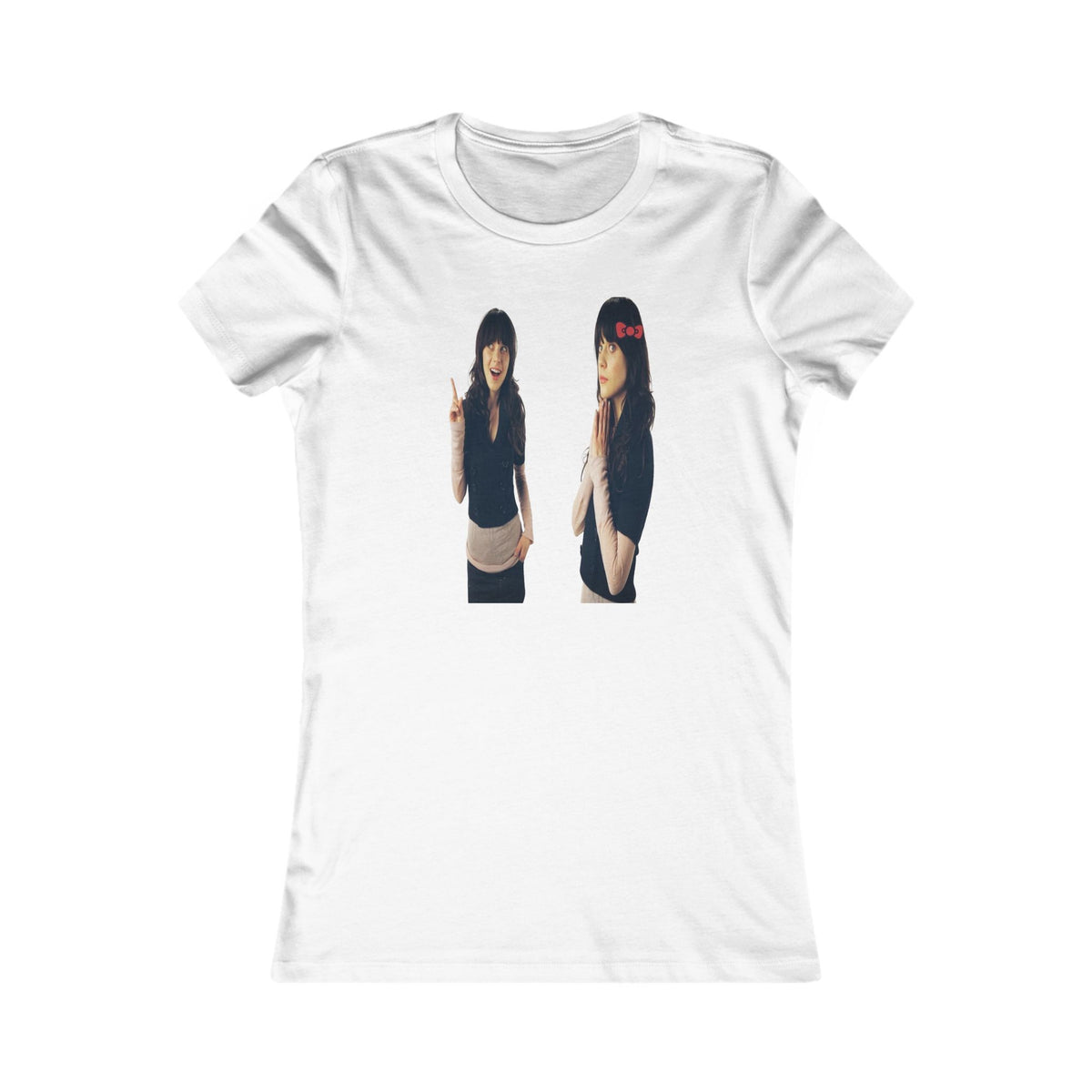 Women's Photo Tee — Vintage Pinup Duo Graphic Shirt