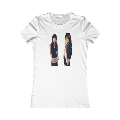 Women's Photo Tee — Vintage Pinup Duo Graphic Shirt
