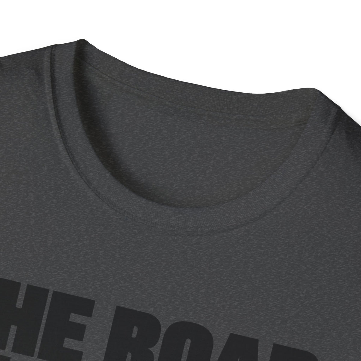 Graphic T‑Shirt — "The Road to Hell Feels Like Heaven" Bold Text Tee
