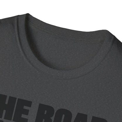 Graphic T‑Shirt — "The Road to Hell Feels Like Heaven" Bold Text Tee