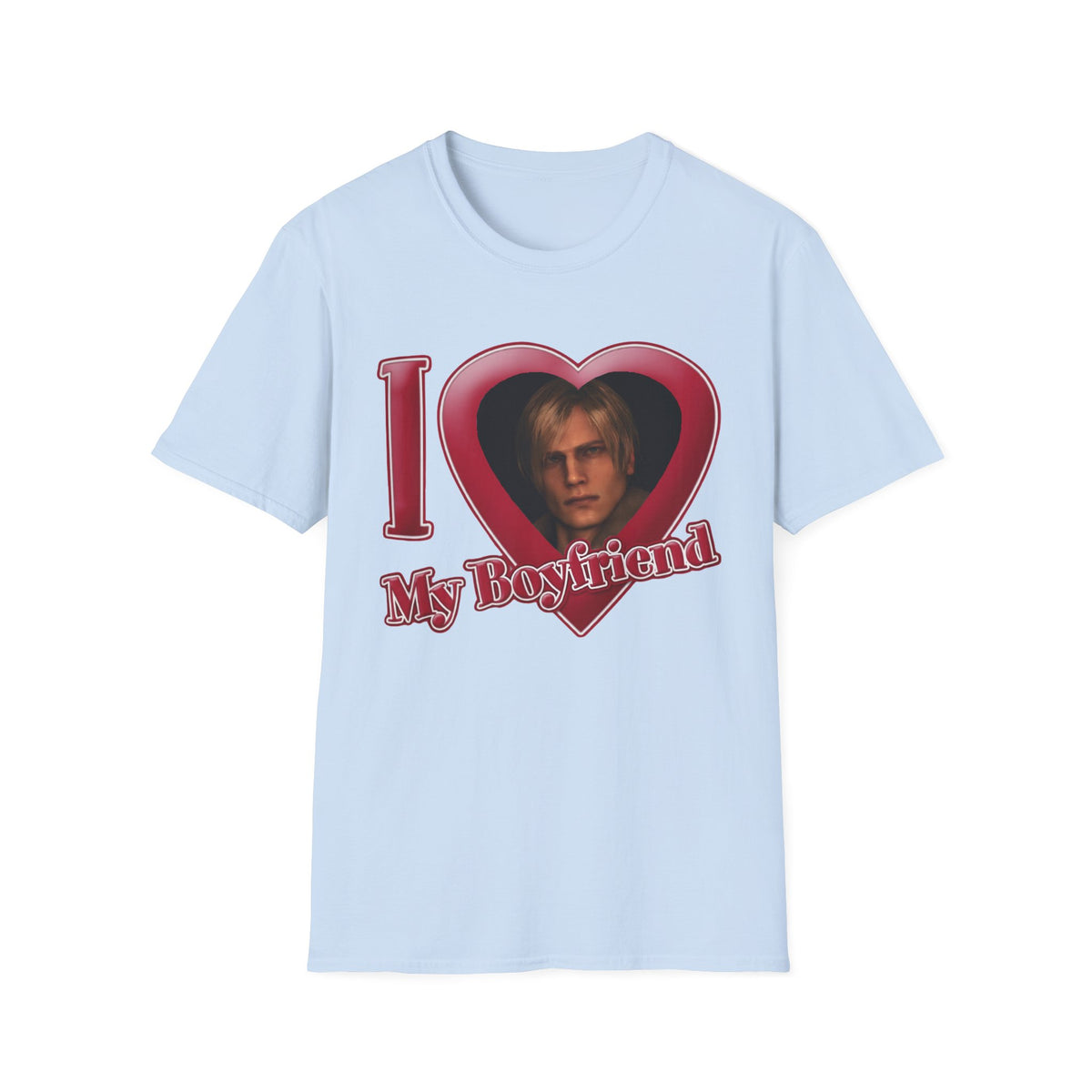 I Heart My Boyfriend T-Shirt — Retro Photo Heart Tee for Valentine’s Day