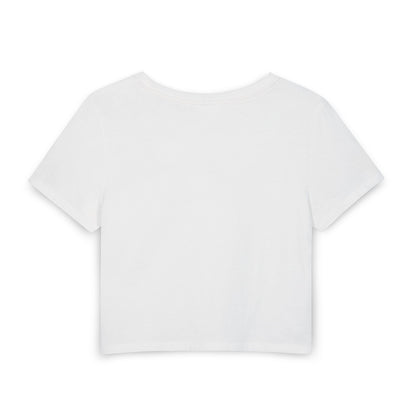 Anime Girl Crop Tee — "Please Be Patient I Have ADHD" Graphic