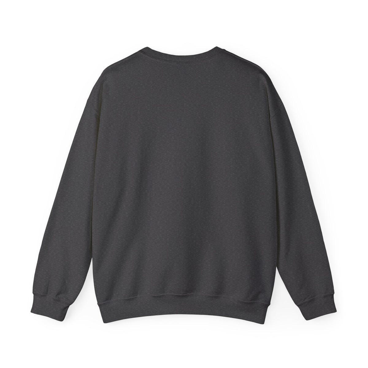 Crewneck Sweatshirt — Split Portrait Duo: Man & Cat in Suit Graphic
