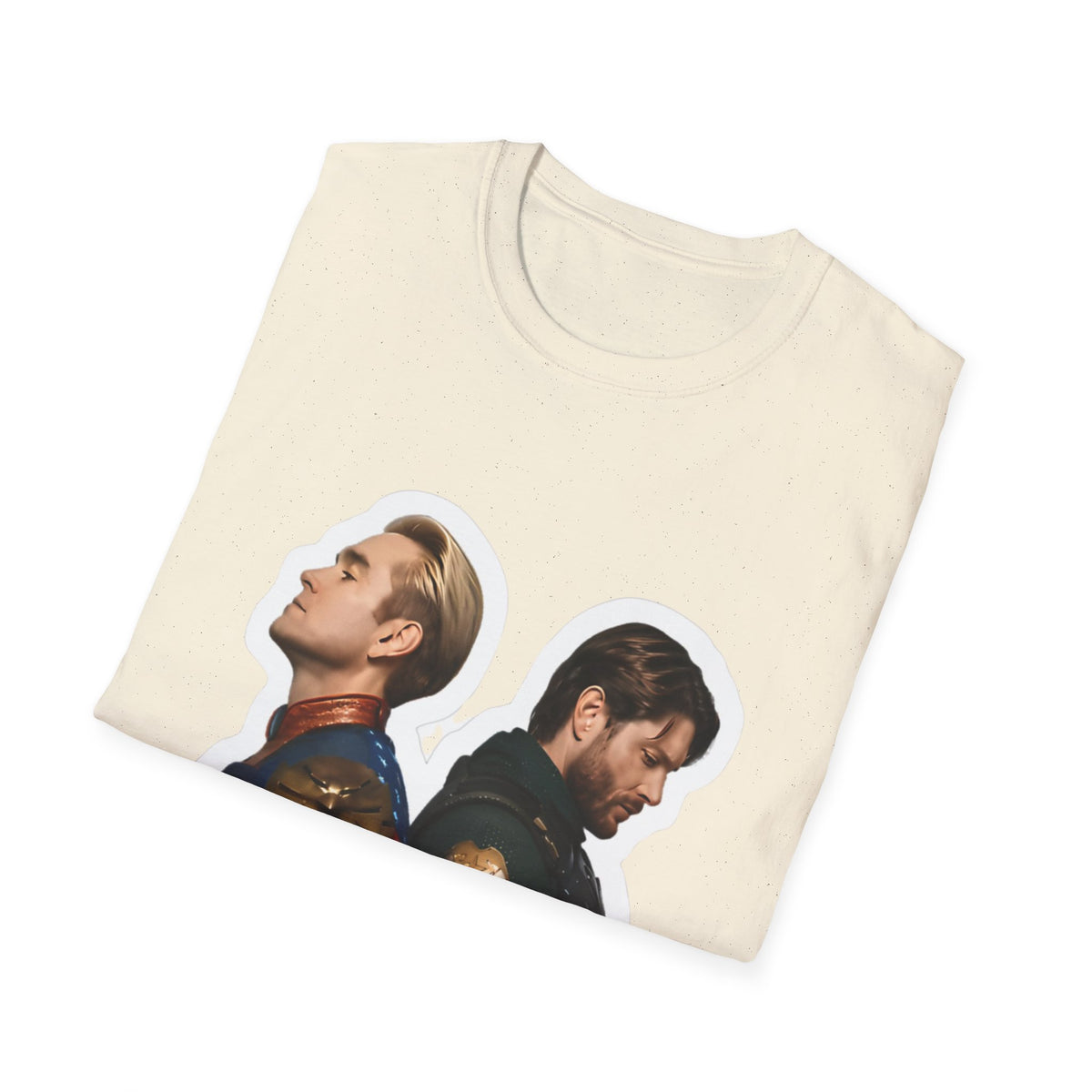 Bros Back-to-Back Graphic T-Shirt – Hero Duo Illustration
