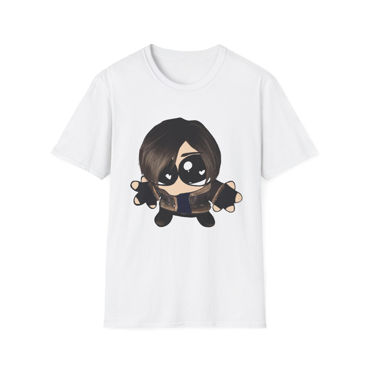 Cute Kawaii Gamer Character T-Shirt – Chibi Girl Controller Design