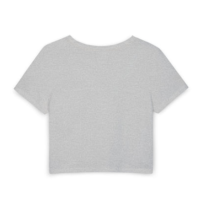 Anime Girl Crop Tee — "Please Be Patient I Have ADHD" Graphic