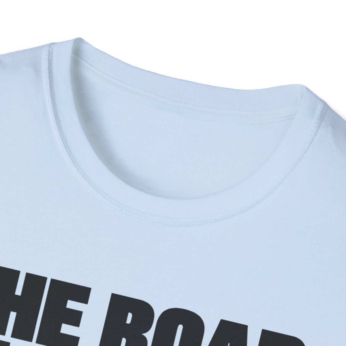 Graphic T‑Shirt — "The Road to Hell Feels Like Heaven" Bold Text Tee