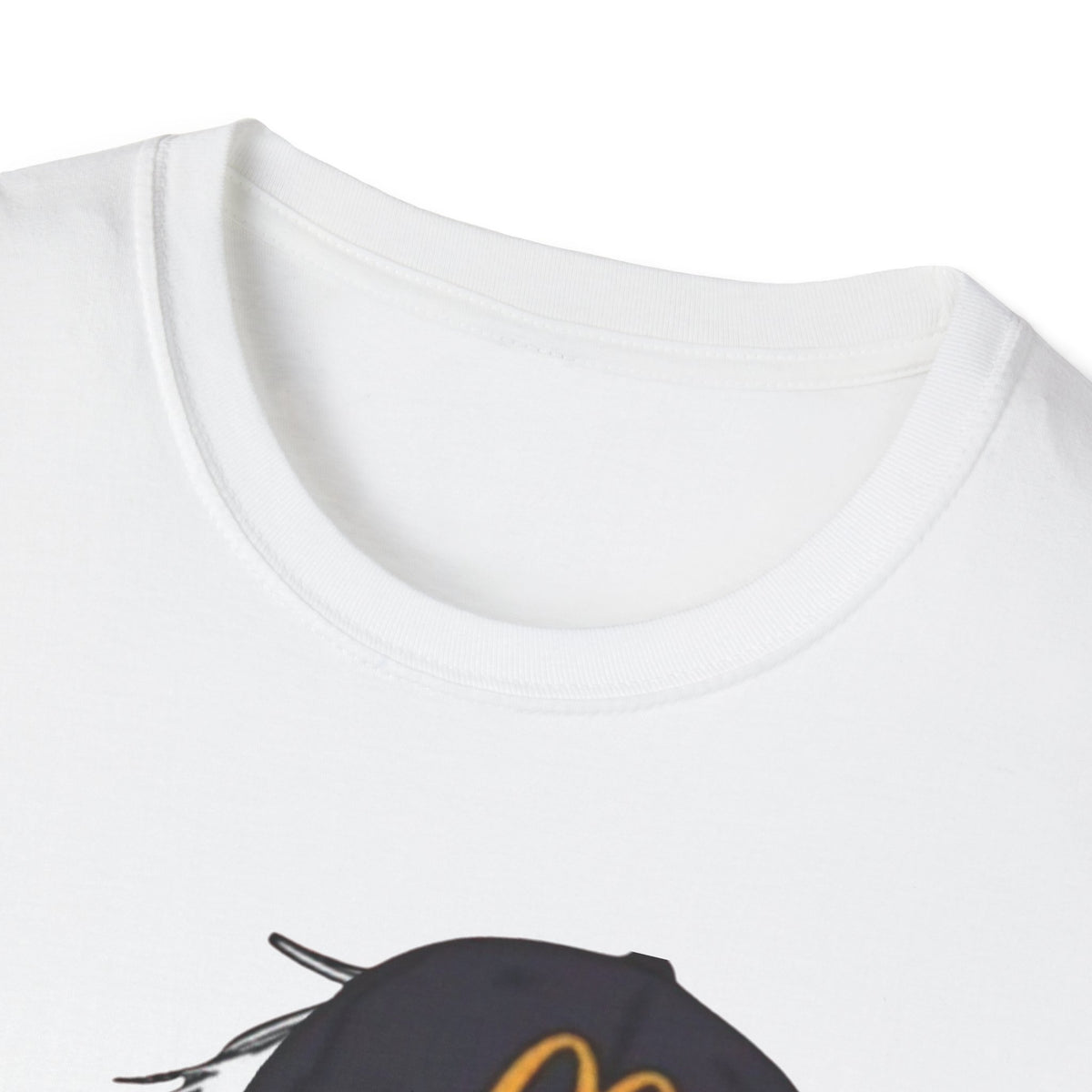 Anime Crewneck T‑Shirt — Fast Food Worker Illustration
