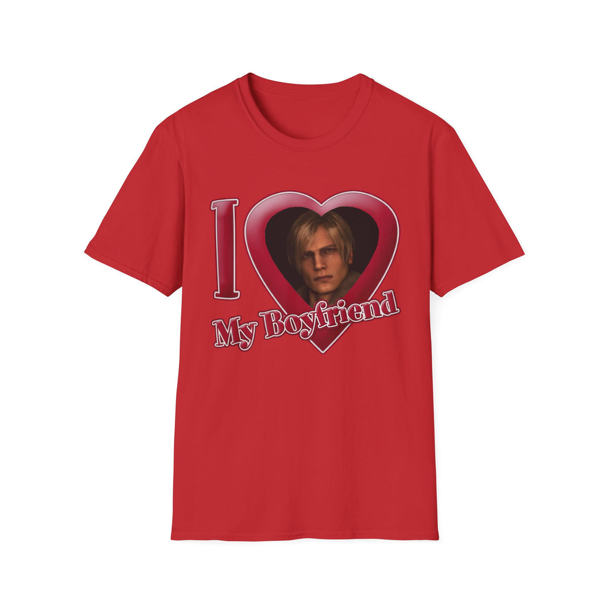 I Heart My Boyfriend T-Shirt — Retro Photo Heart Tee for Valentine’s Day