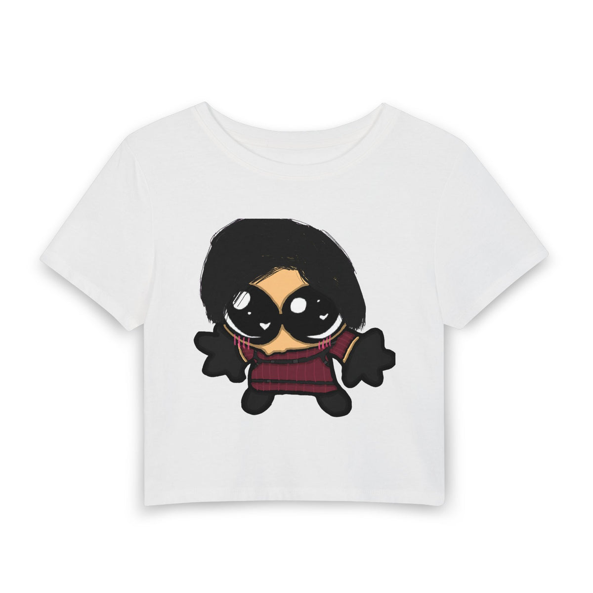 Cute Chibi Witch Baby Tee — Adorable Halloween/Cozy Fall Graphic Tee