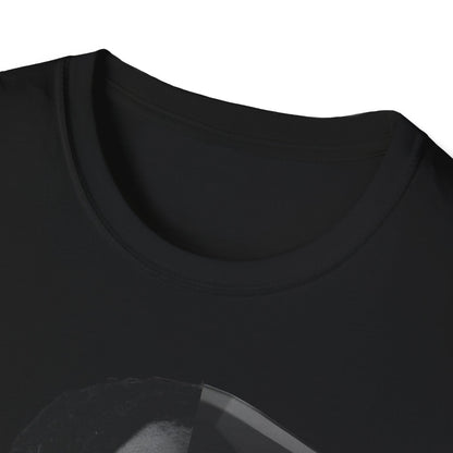 Split Face Portrait T-Shirt — Half Real Half Anime Graphic Tee