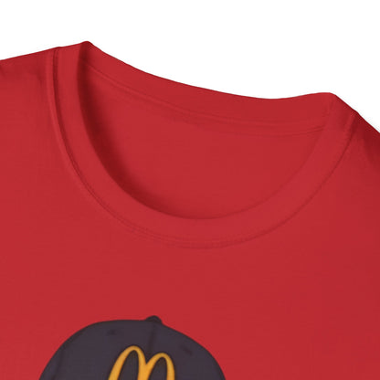Anime Girl McHat T-Shirt — Edgy Fast Food Aesthetic Tee