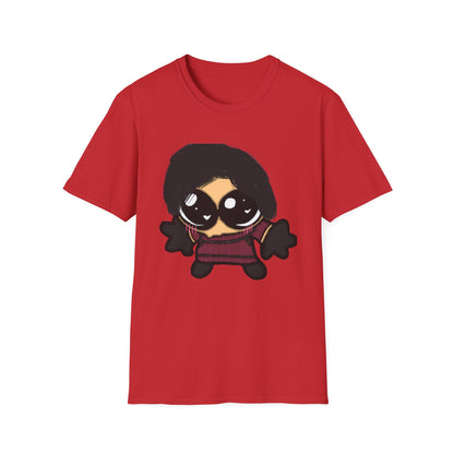 Cozy Horror Cartoon T-Shirt — Cute Freddy-Inspired Character Tee