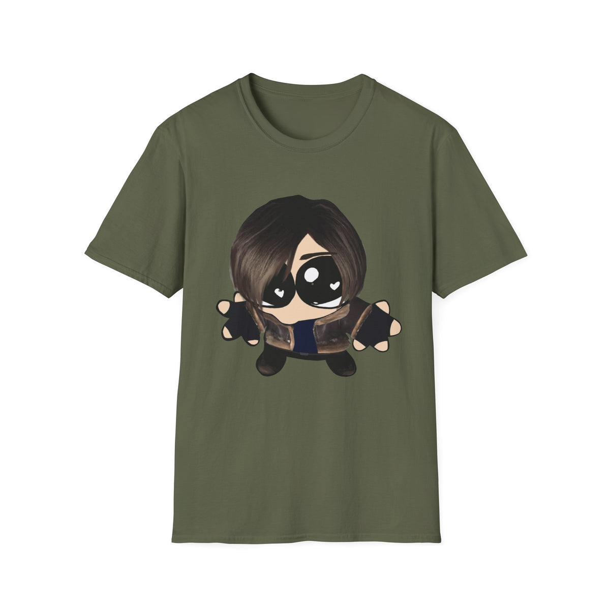 Cute Kawaii Gamer Character T-Shirt – Chibi Girl Controller Design